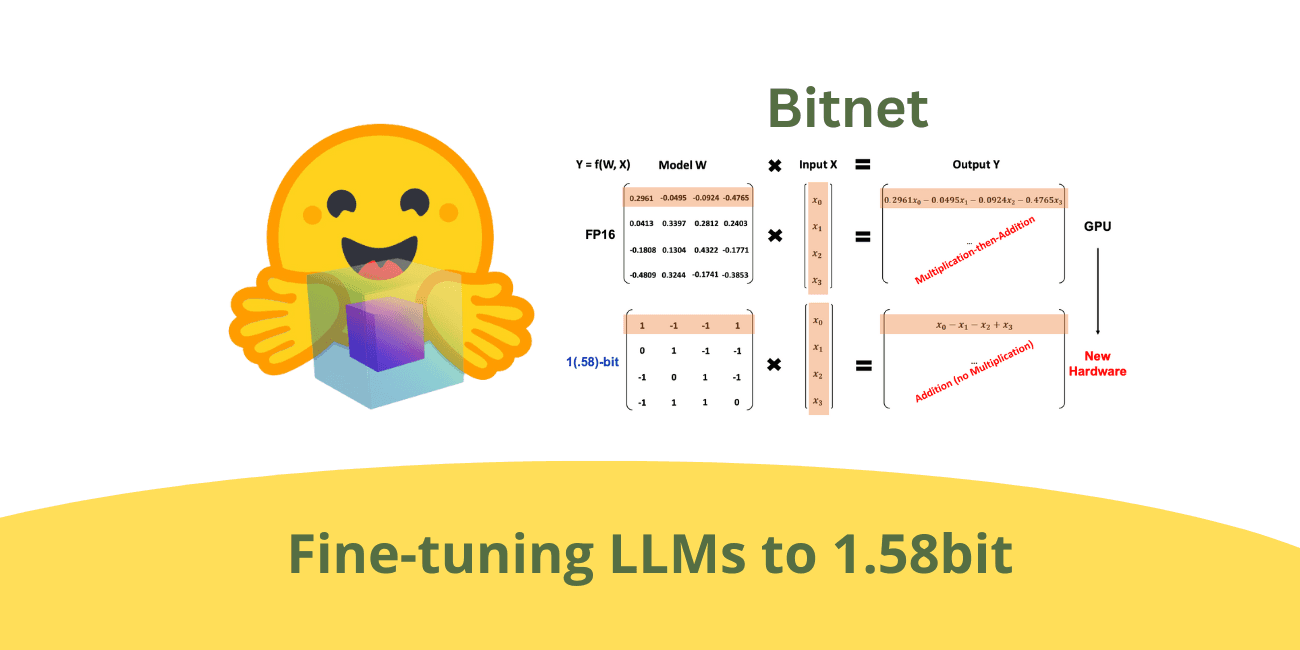 Fine-tuning LLMs to 1.58bit: extreme quantization made easy