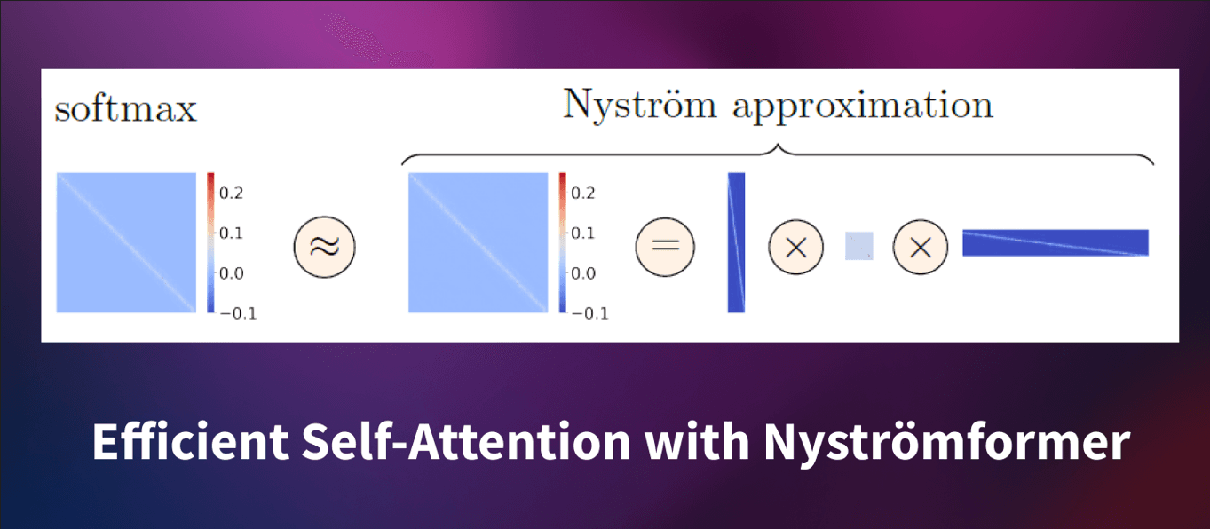 Nyströmformer: Approximating self-attention in linear time and memory via the Nyström method