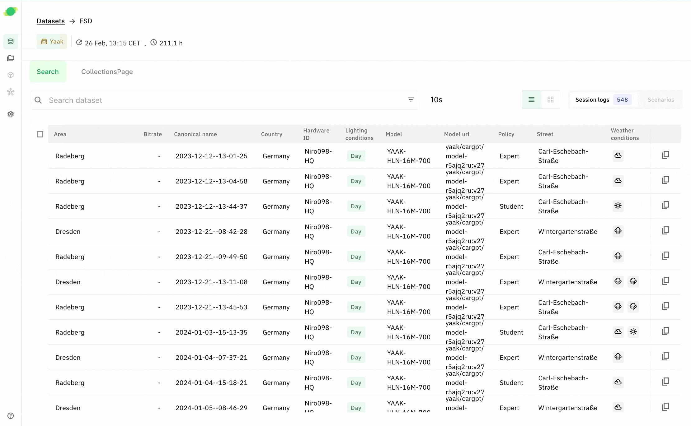 Natural language search