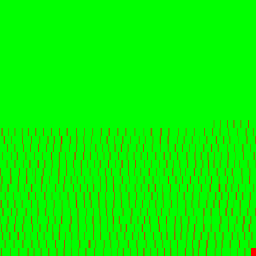 Visualization of dedupe from data deletion without column compression