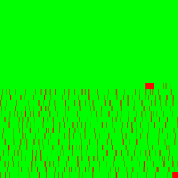 Visualization of dedupe from data deletion with content defined row groups
