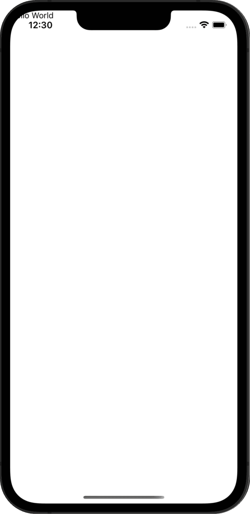 Hello World app