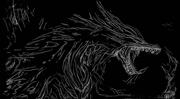 Lineart Dragon