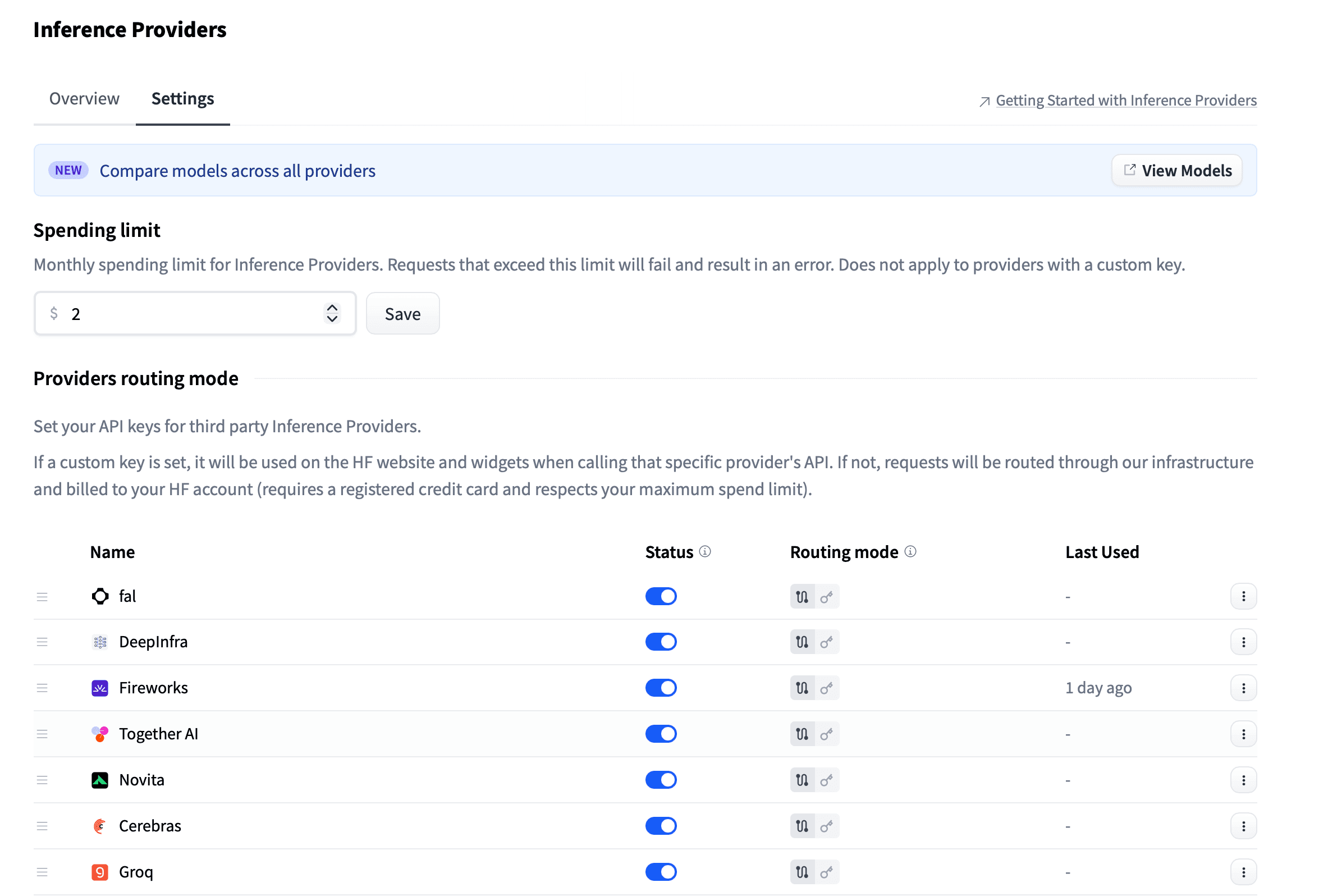 Inference Providers