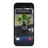 Gemini Live interface showing a photo of a plant and a user query about how to take care of it