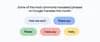 A photo showing some of the most commonly translates phrases on Google Translate this month