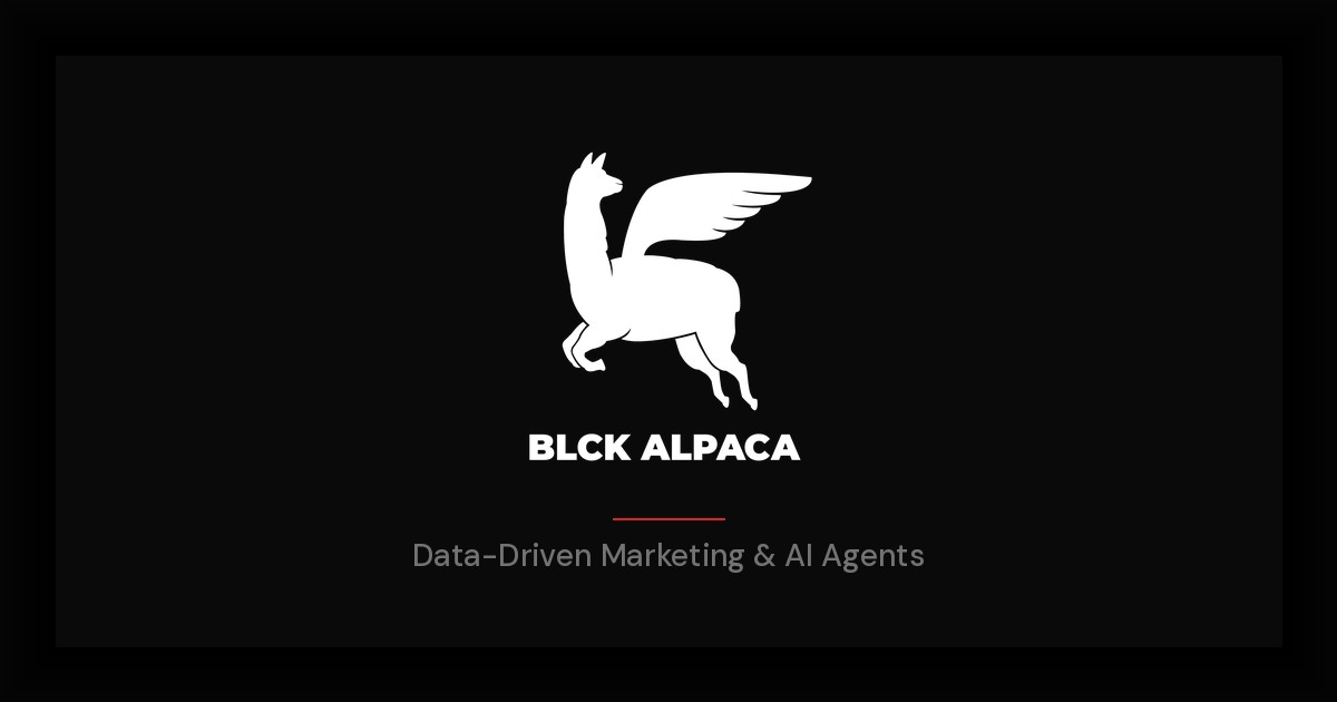 Blck Alpaca — AI agents and workflow automation for DACH marketing operations